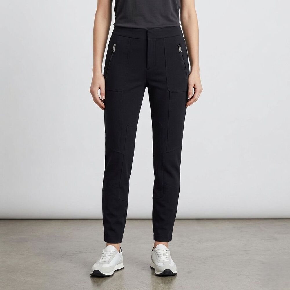 Vince Jogger Dress Pants Womens 0 Black Crepe